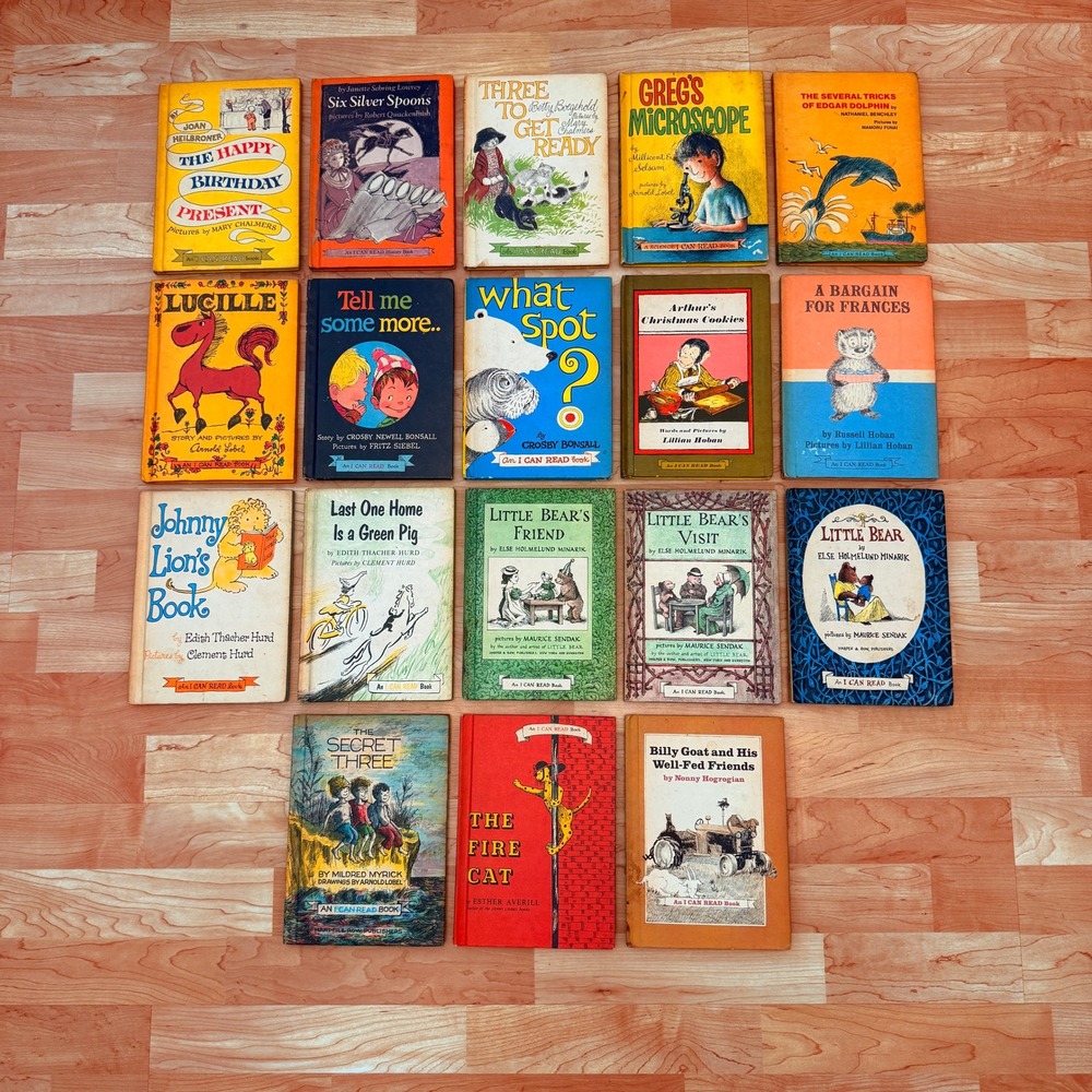 Vintage An I Can Read Book Lot of 18 Hardcover Little Bear Frances Arnold Lobel